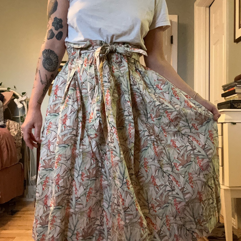 Floral Print Women's Skirt